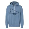 Unisex Garment-Dyed Lightweight Fleece Hooded Sweatshirt Thumbnail