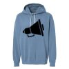 Unisex Garment-Dyed Lightweight Fleece Hooded Sweatshirt Thumbnail