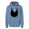 Unisex Garment-Dyed Lightweight Fleece Hooded Sweatshirt Thumbnail