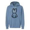 Unisex Garment-Dyed Lightweight Fleece Hooded Sweatshirt Thumbnail