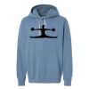Unisex Garment-Dyed Lightweight Fleece Hooded Sweatshirt Thumbnail