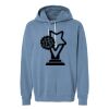 Unisex Garment-Dyed Lightweight Fleece Hooded Sweatshirt Thumbnail