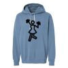 Unisex Garment-Dyed Lightweight Fleece Hooded Sweatshirt Thumbnail