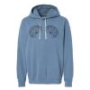 Unisex Garment-Dyed Lightweight Fleece Hooded Sweatshirt Thumbnail