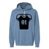 Unisex Garment-Dyed Lightweight Fleece Hooded Sweatshirt Thumbnail