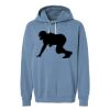 Unisex Garment-Dyed Lightweight Fleece Hooded Sweatshirt Thumbnail