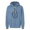 Unisex Garment-Dyed Lightweight Fleece Hooded Sweatshirt Thumbnail