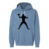 Unisex Garment-Dyed Lightweight Fleece Hooded Sweatshirt Thumbnail