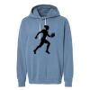 Unisex Garment-Dyed Lightweight Fleece Hooded Sweatshirt Thumbnail
