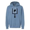 Unisex Garment-Dyed Lightweight Fleece Hooded Sweatshirt Thumbnail