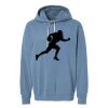 Unisex Garment-Dyed Lightweight Fleece Hooded Sweatshirt Thumbnail