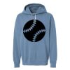 Unisex Garment-Dyed Lightweight Fleece Hooded Sweatshirt Thumbnail