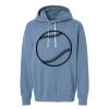 Unisex Garment-Dyed Lightweight Fleece Hooded Sweatshirt Thumbnail