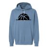 Unisex Garment-Dyed Lightweight Fleece Hooded Sweatshirt Thumbnail