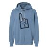 Unisex Garment-Dyed Lightweight Fleece Hooded Sweatshirt Thumbnail