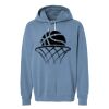 Unisex Garment-Dyed Lightweight Fleece Hooded Sweatshirt Thumbnail
