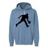 Unisex Garment-Dyed Lightweight Fleece Hooded Sweatshirt Thumbnail