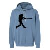 Unisex Garment-Dyed Lightweight Fleece Hooded Sweatshirt Thumbnail