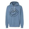 Unisex Garment-Dyed Lightweight Fleece Hooded Sweatshirt Thumbnail