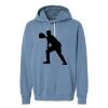 Unisex Garment-Dyed Lightweight Fleece Hooded Sweatshirt Thumbnail