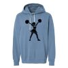 Unisex Garment-Dyed Lightweight Fleece Hooded Sweatshirt Thumbnail