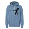 Unisex Garment-Dyed Lightweight Fleece Hooded Sweatshirt Thumbnail