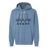 Unisex Garment-Dyed Lightweight Fleece Hooded Sweatshirt Thumbnail