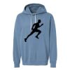 Unisex Garment-Dyed Lightweight Fleece Hooded Sweatshirt Thumbnail