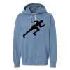Unisex Garment-Dyed Lightweight Fleece Hooded Sweatshirt Thumbnail