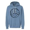 Unisex Garment-Dyed Lightweight Fleece Hooded Sweatshirt Thumbnail