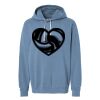 Unisex Garment-Dyed Lightweight Fleece Hooded Sweatshirt Thumbnail
