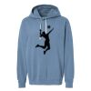 Unisex Garment-Dyed Lightweight Fleece Hooded Sweatshirt Thumbnail
