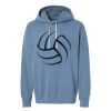 Unisex Garment-Dyed Lightweight Fleece Hooded Sweatshirt Thumbnail