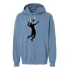 Unisex Garment-Dyed Lightweight Fleece Hooded Sweatshirt Thumbnail