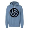 Unisex Garment-Dyed Lightweight Fleece Hooded Sweatshirt Thumbnail