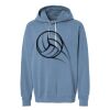 Unisex Garment-Dyed Lightweight Fleece Hooded Sweatshirt Thumbnail