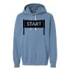 Unisex Garment-Dyed Lightweight Fleece Hooded Sweatshirt Thumbnail
