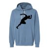 Unisex Garment-Dyed Lightweight Fleece Hooded Sweatshirt Thumbnail