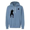 Unisex Garment-Dyed Lightweight Fleece Hooded Sweatshirt Thumbnail