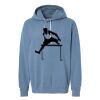 Unisex Garment-Dyed Lightweight Fleece Hooded Sweatshirt Thumbnail