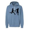 Unisex Garment-Dyed Lightweight Fleece Hooded Sweatshirt Thumbnail