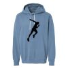 Unisex Garment-Dyed Lightweight Fleece Hooded Sweatshirt Thumbnail