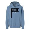 Unisex Garment-Dyed Lightweight Fleece Hooded Sweatshirt Thumbnail