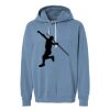 Unisex Garment-Dyed Lightweight Fleece Hooded Sweatshirt Thumbnail