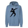 Unisex Garment-Dyed Lightweight Fleece Hooded Sweatshirt Thumbnail
