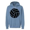 Unisex Garment-Dyed Lightweight Fleece Hooded Sweatshirt Thumbnail