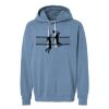 Unisex Garment-Dyed Lightweight Fleece Hooded Sweatshirt Thumbnail