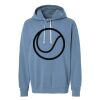 Unisex Garment-Dyed Lightweight Fleece Hooded Sweatshirt Thumbnail