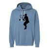 Unisex Garment-Dyed Lightweight Fleece Hooded Sweatshirt Thumbnail