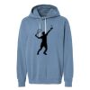 Unisex Garment-Dyed Lightweight Fleece Hooded Sweatshirt Thumbnail
